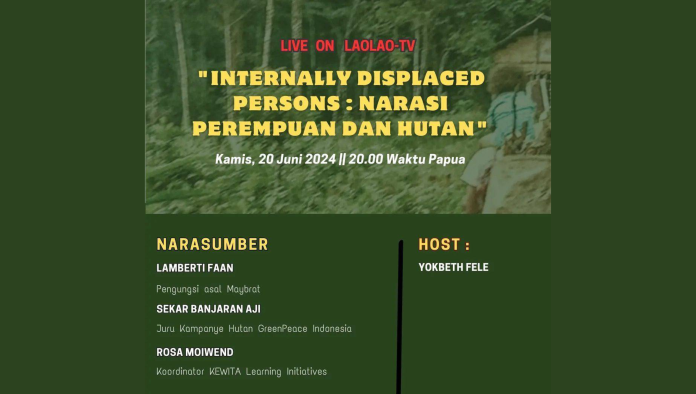 Poster diskusi Lao-Lao Papua